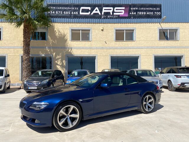COMING SOON BMW 635D 3.0 CONVERTIBLE AUTO SPANISH RHD IN SPAIN 112000 MILES SUPERB 2008